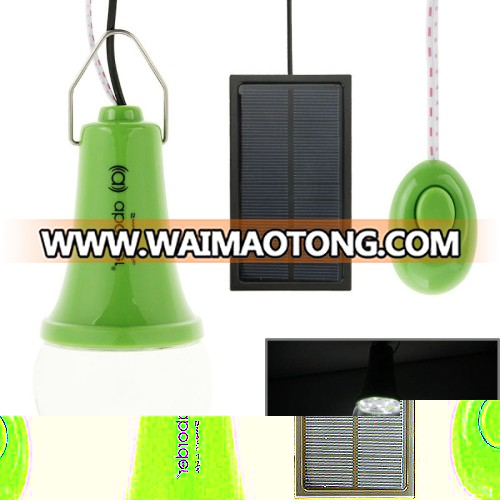 1W 1200mAh Solar Powered Lighting System LED Energy Saving Light Bulb Cute LED Light