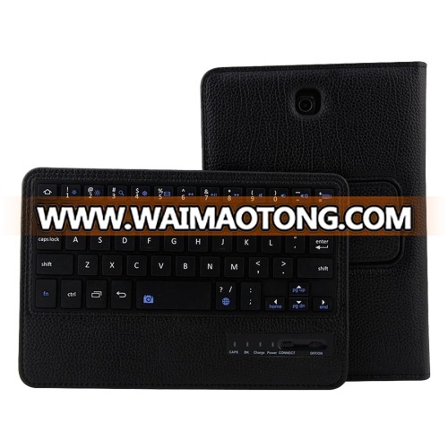 Wholesale 2 in 1 Detachable Keyboard Cross Texture Leather Case with Holder for Samsung Galaxy Tab