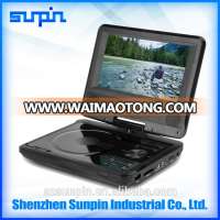 7 Inch LCD Screen Portable DVD Player, Single Screen DVD Player with FM, USB, AV Cable